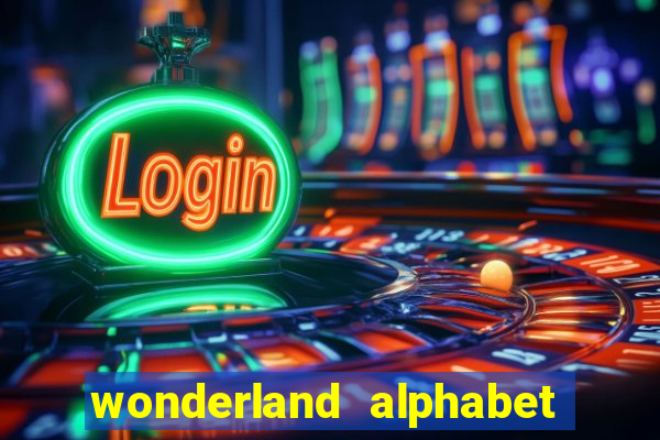 wonderland alphabet comic studio